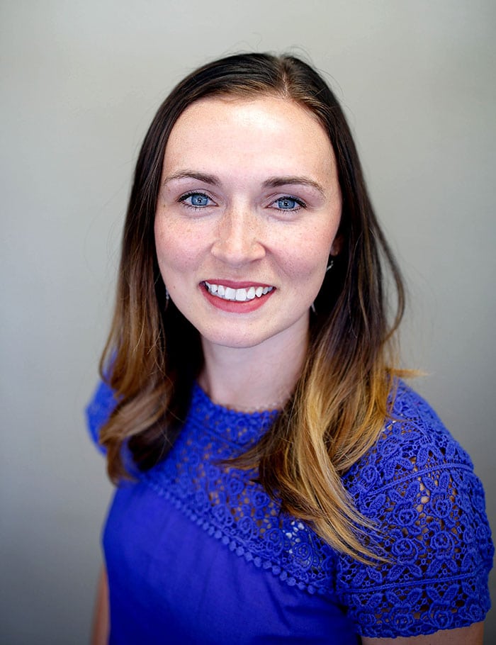 A headshot of Chelsea Vollmer, a nurse practitioner at Legacy Medical.